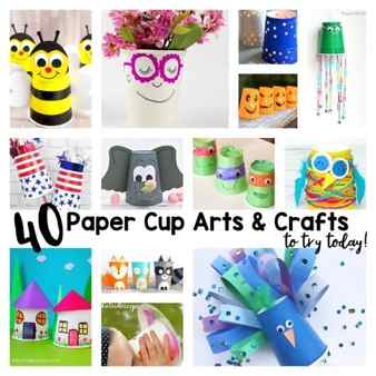 Super Cute Paper Coffee Cup Bunny For Easter Crafts