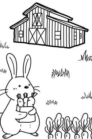 bunny rabbit coloring pages to print