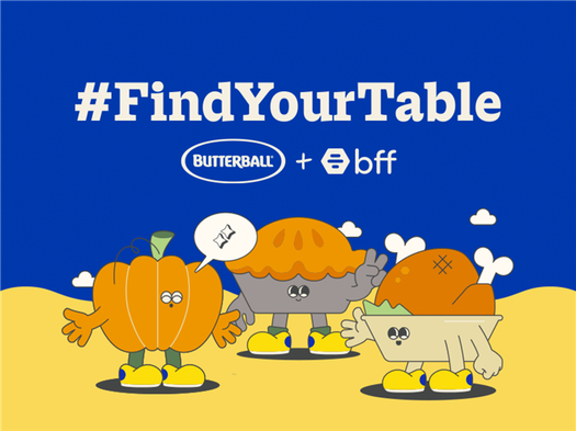 #FindYourTable Butterball + Bumble BFF