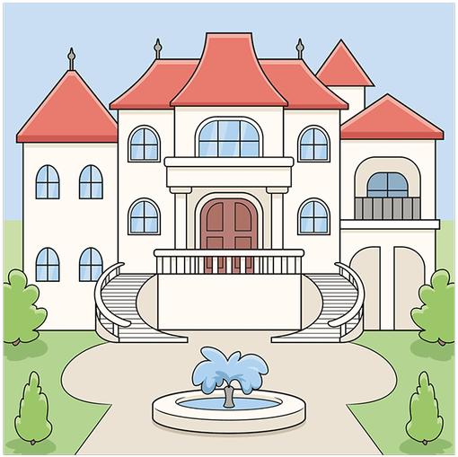 Complete Mansion drawing