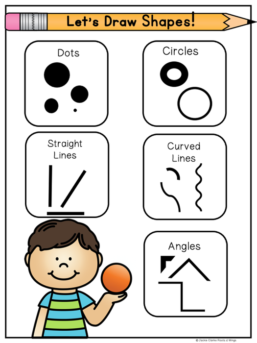 teaching shape elements in kindergarten