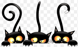 Black cat Halloween, Witch Cat, mammal, animals png thumbnail