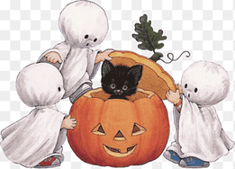 Kitten Halloween Cat Pumpkin 31 October, kitten, food, animals png thumbnail