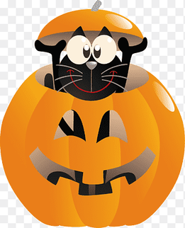 Halloween Cat Pumpkin, pumpkin, halloween Costume, orange png thumbnail