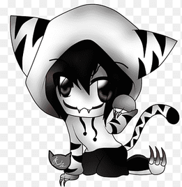 Jeff the Killer Slenderman YouTube Drawing Creepypasta, creepy, mammal, cat Like Mammal png thumbnail