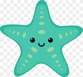 green starfish illustration, Aquatic animal Deep sea creature, Beach s Animals, ocean, animal, marine Biology png thumbnail