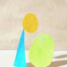 Three Shapes Made Of Paper by Tara Moore