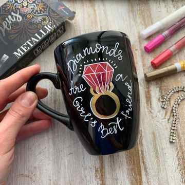 acrylic paint mug painting-painting mugs with acrylic paint-acrylic coffee cup painting-coffee mug painting