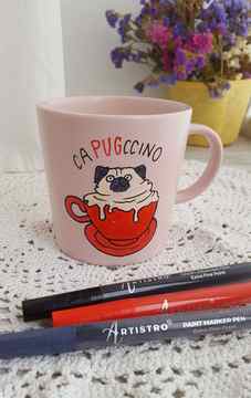 capuggino-cup painting ideas-hand painted mug painting ideas-mug paint ideas-cup painting designs