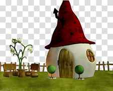 cartoon lawn ornament grass mushroom garden gnome, Watercolor, Paint, Wet Ink, Cartoon, Animation, Tree, Headgear transparent background PNG clipart thumbnail
