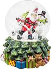 Sponsored Ad – Christmas Snow Globe Musical Water Globe with Music for Christmas Decoration Holiday Party Decor,Santa Clau. 