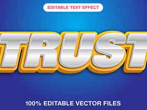 Trust 3d text style effect 3d 3d text effect awesome text effect blue background blue text design editable vector file gradient graphic design illustration mockup trust trust background trust editable text trust effect trusted trustworthy vector vector text vector text mockup