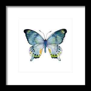 Blue Background Framed Prints