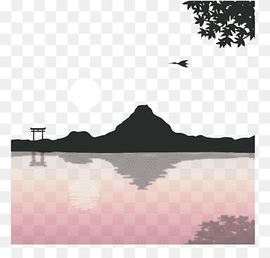 Mount Fuji Landscape, Mount Fuji Mountains, text, computer Wallpaper, happy Birthday Vector Images png thumbnail