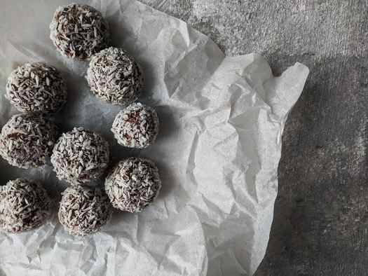 Parchment paper used as DIY food photography backdrops for chocolates