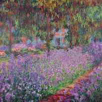 The Artists Garden at Giverny by Claude Monet