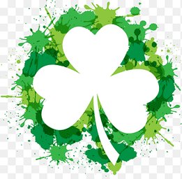 Shamrock Saint Patricks Day, Drawing graffiti clover, leaf, heart png thumbnail