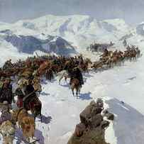 Count Argutinsky Crossing The Caucasian by Heritage Images