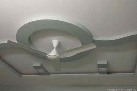 False Ceiling Design Circle With Fan Design False Ceiling For Pooja Room