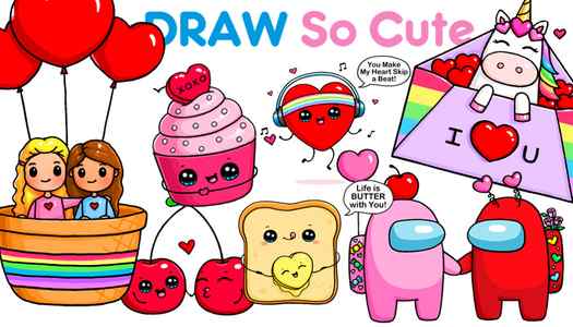 25 Easy Valentines Day Drawing Ideas How to Draw