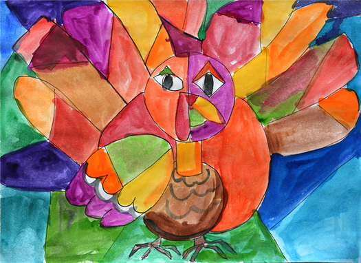 Picasso's Thanksgiving Turkey