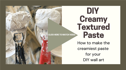 Youtube video teaser for DIY creamy textured paste