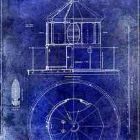 Lighthouse Lantern Lense Order Blueprint by Jon Neidert