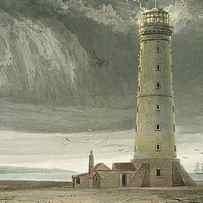 Dungeness Lighthouse, From A Voyage by William Daniell