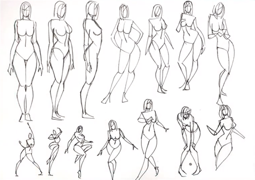 Example Of Gesture Drawing