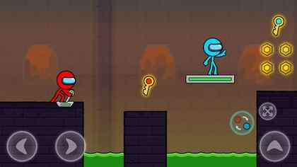 Red & Blue Stickman 2 1.8.6. Скриншот 4