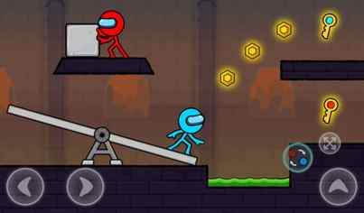 Red & Blue Stickman 2 1.8.6. Скриншот 10