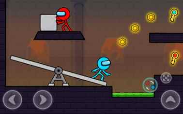 Red & Blue Stickman 2 1.8.6. Скриншот 18