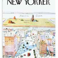 New Yorker March 29, 1976 by Saul Steinberg