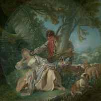 The Interrupted Sleep, 1750 by Francois Boucher