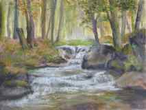 Original art for sale at UGallery.com | My Place in the Woods by Joanie Ford | 1.157 zł | pastel artwork | 12