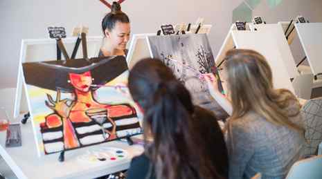 painting and wine classes miami