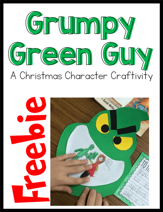 FREE Grinch craft template