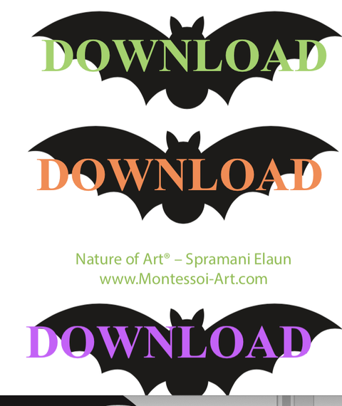 Art activity for students | Bat Over The Moon