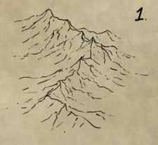 How to illustrate a mountain range for a fantasy map by fantasticmaps.com
