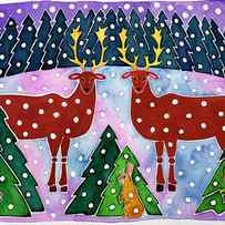 Reindeer and Rabbits by Cathy Baxter