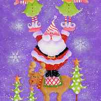 Santa Elves by Pat Olson Fine Art And Whimsy