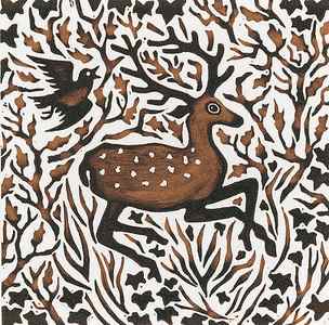 Wall Art - Painting - Woodland Deer by Nat Morley