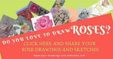 Learn to draw a red rose step by step