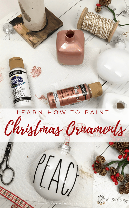 Learn how to paint Christmas Ornaments