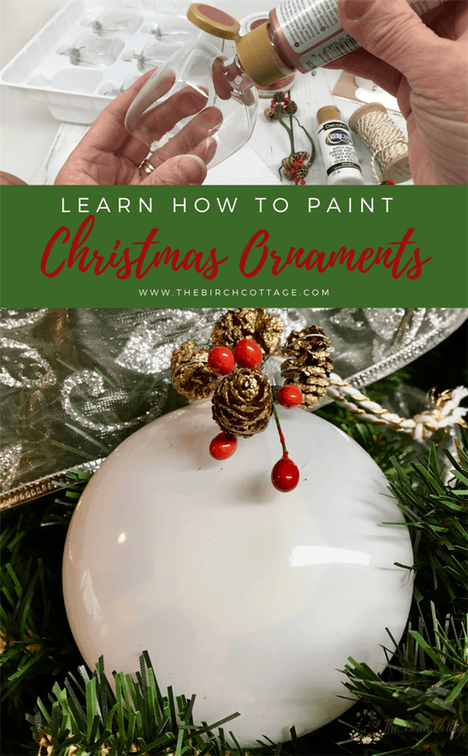Learn how to paint Christmas Ornaments 