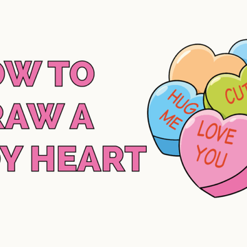 How to Draw a Candy Heart Featured Image