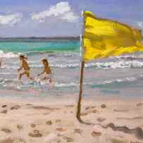 Yellow Flag Barbados by Andrew Macara