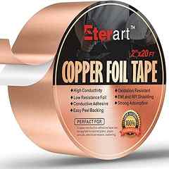 ETERART Copper Foil Tape with Conductive Adhesive for Guitar,EMI Shielding,Electrical Repairs-Enhance Stability and Perfor. 