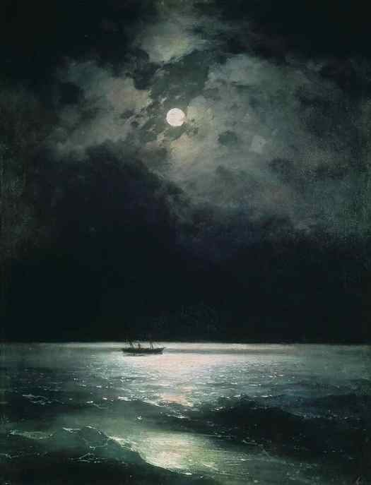 Ivan Aivazovsky, Night on the Black Sea, 1879