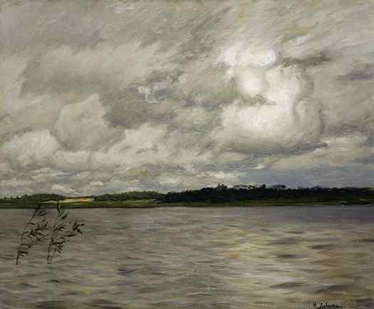 Isaac Levitan, The Lake, Gray Day, 1895